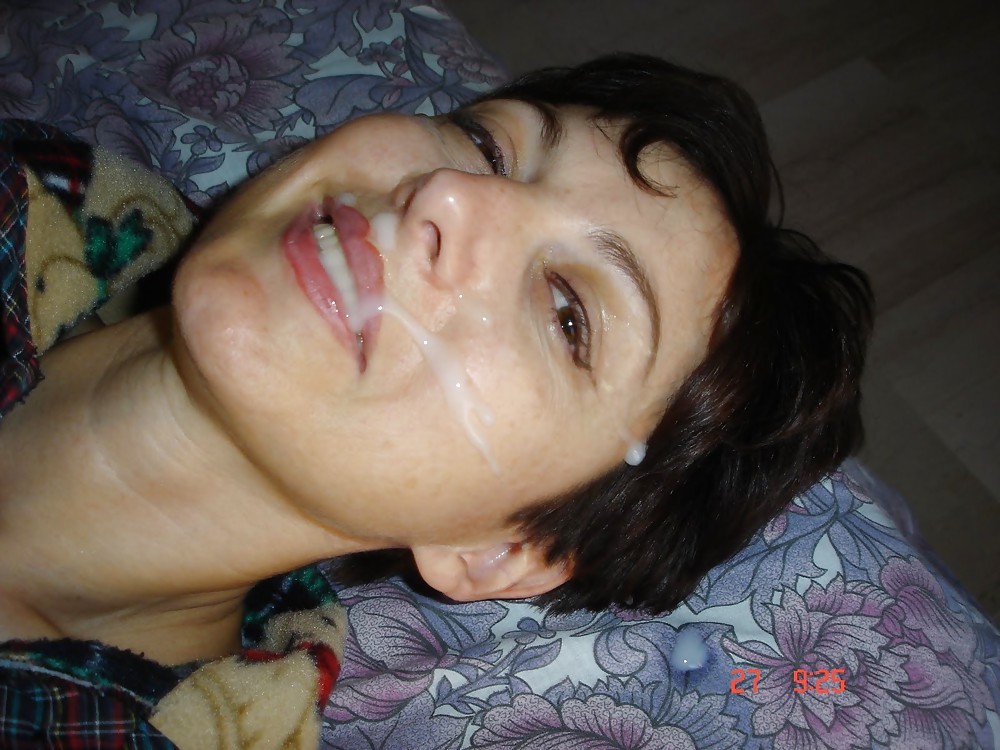 she seems to be happy