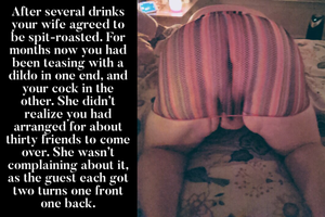 I was happy to wait my turn twice that night for Roughstud69’s wife