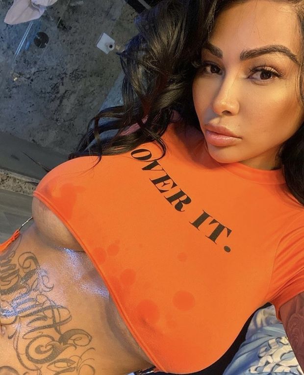 Latina nipples poking