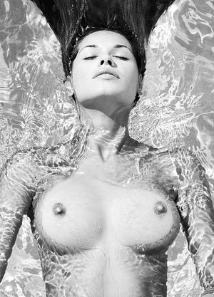Big Titties In The Water Black And White