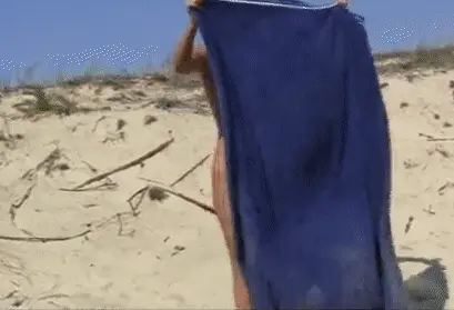 beach towel nude