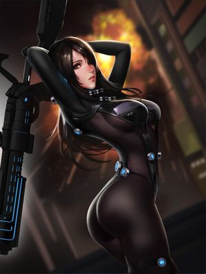 Reika from Gantz.