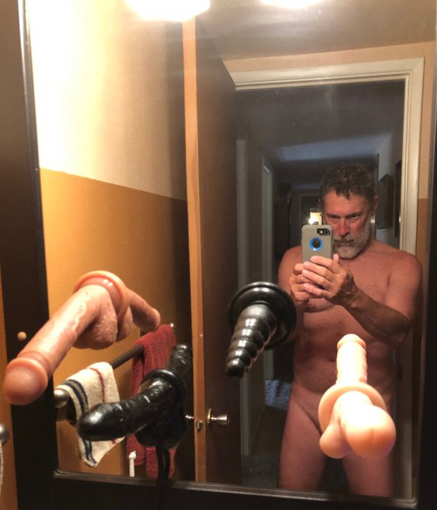 my dildos on the mirror