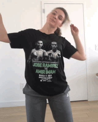 She loves dancing for strangers and making them hard