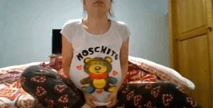 Talia Amanda showing quickly your MASSIVE natural breasts!