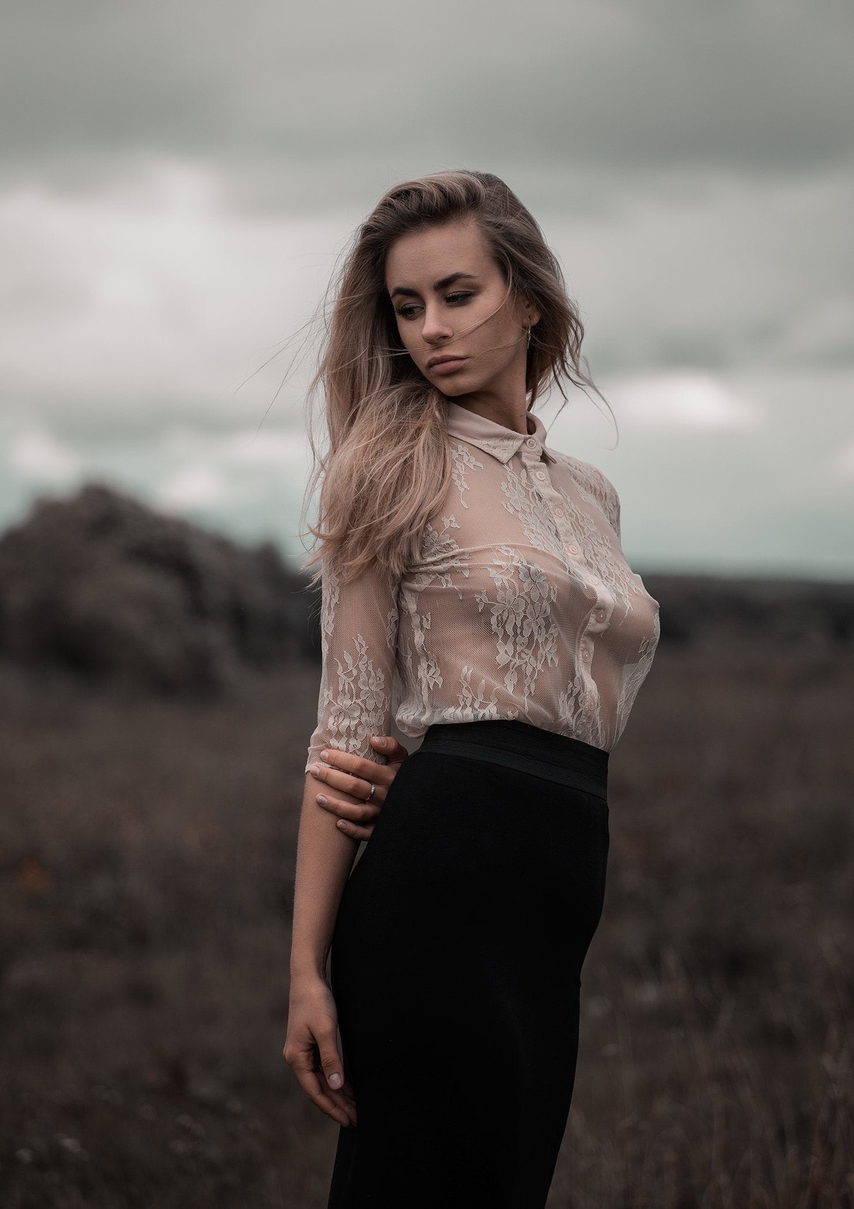 See through top in the moor