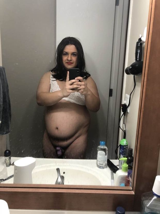 Caged Bbw sissy