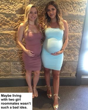 Pregnant roommates