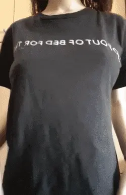 Teasing boobdrop