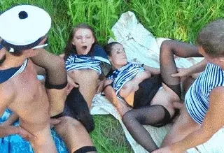 Outdoor foursome