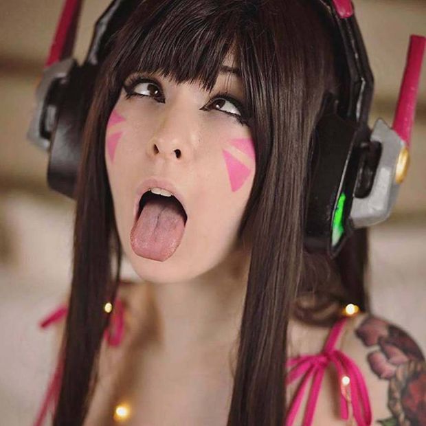 DVA with ahegao face