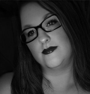 Black and white selfie