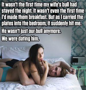 He can only join you two so many times before its more than just sex.