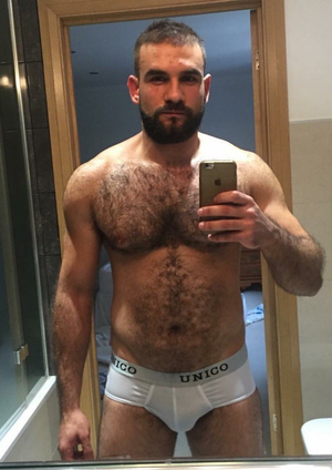 hairy men in briefs