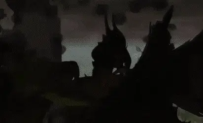 A half dragon horse hunting to mating.