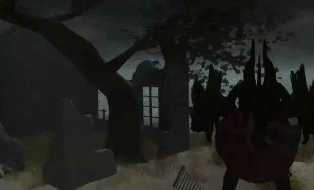 Demon doing an possession on an sexy human.