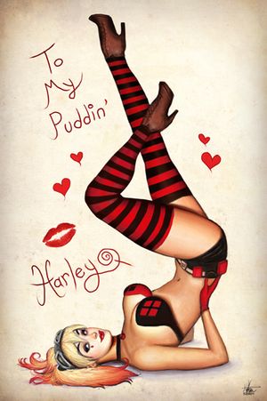 Harley pin-up