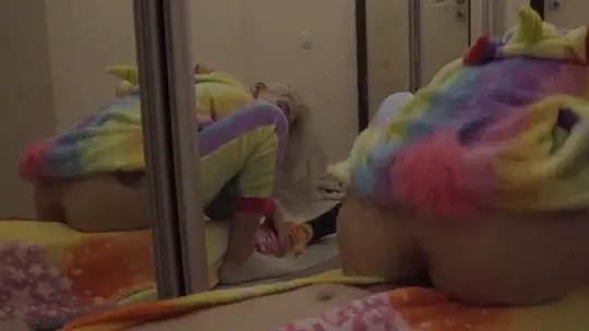 During the costume party you find a drunk guy passed out in the closet with a huge erection