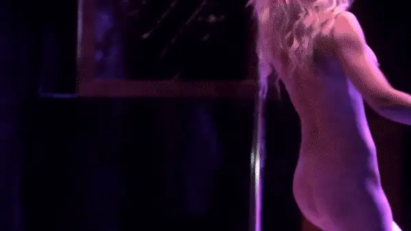blonde on stage