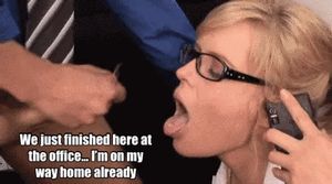 My wife is cummin' home!