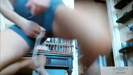 Cumming in my my wet spandex shorts