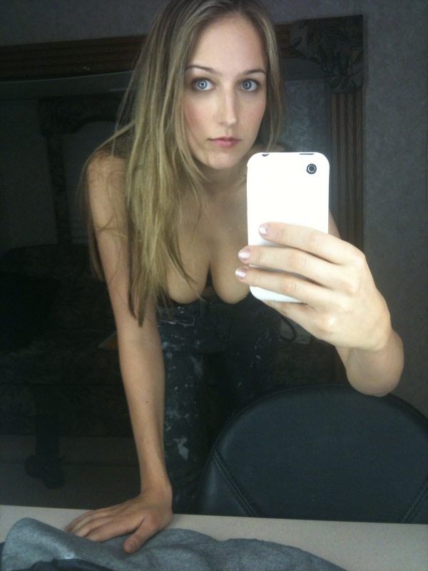 Leelee Sobieski down shirt shot