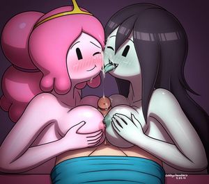 adventure time ( marceline & princess bubblegum)