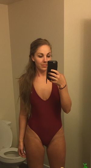 Mom ready for the pool