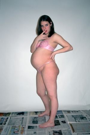 Pregnant Naked Girlfriend