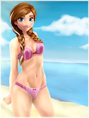 Anna showing off her favorite tiny bikini