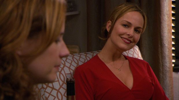 Jan excited that Pam is considering a sex partner switch for a weekend. Pam is reluctant but accepting of her role.