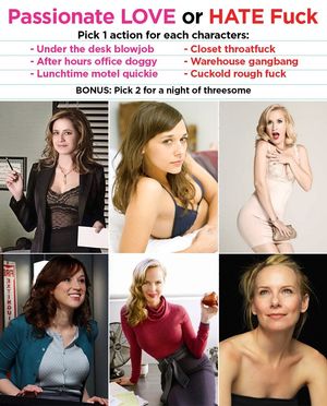 Pick an action for each and explain in depth how the situation goes down. Can’t use the same action over and over.