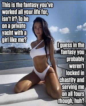 Don't you get it? You earned all this by doing exactly what society told you. By being a good beta. Why should anything change now?