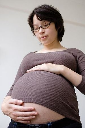 teen pregnant babe naked