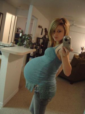 teen pregnant babe naked