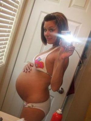 teen pregnant babe naked