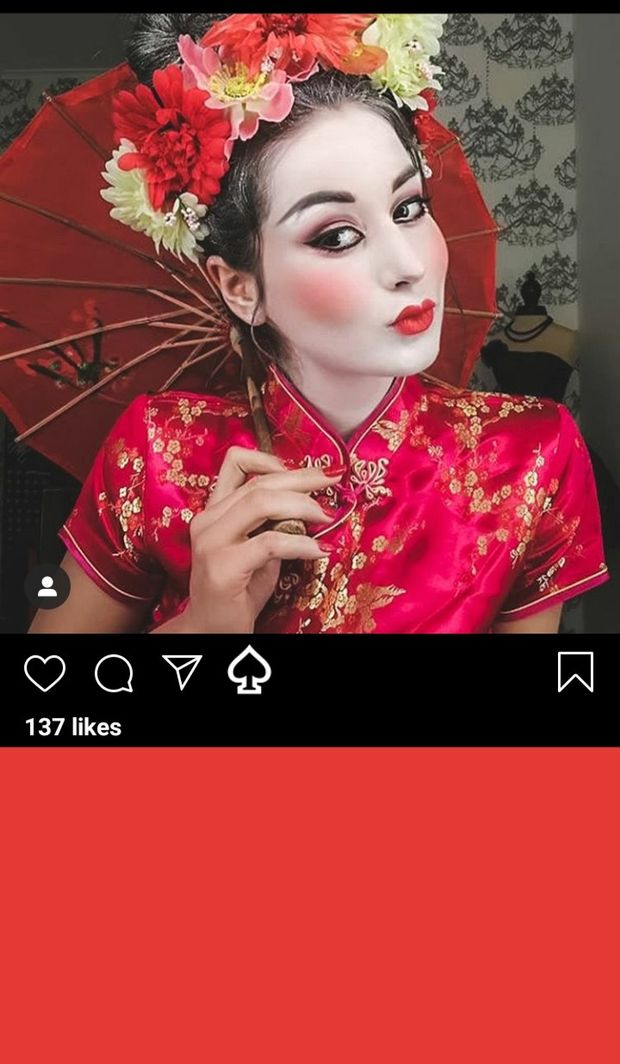 Costumed Geisha needs a Bukake