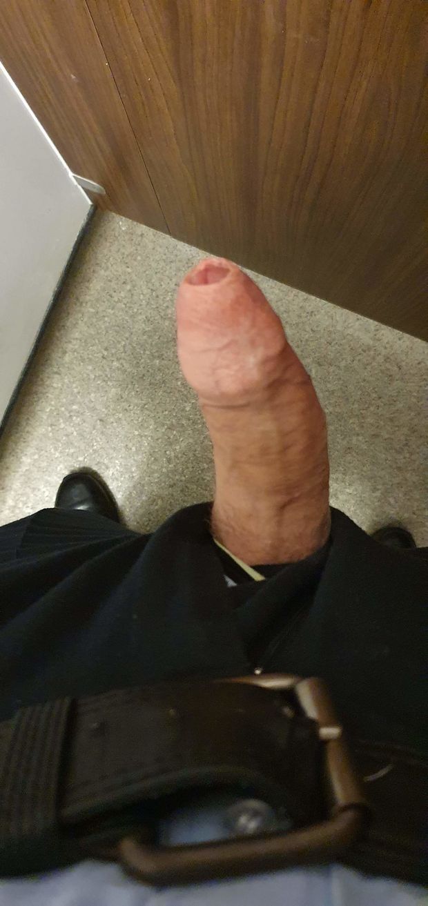 Quick pic hard cock at work