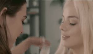 2 qute women eat each other ...