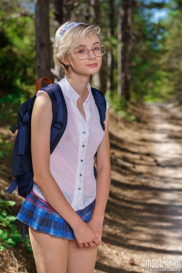 Adorable clothed chick