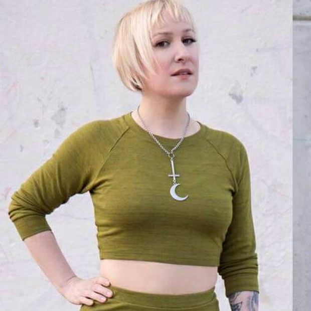 SATANIC WITCH SLUT WITH HARD NIPS
