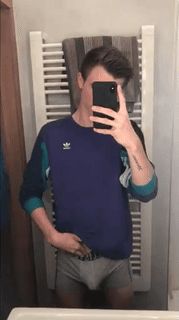 Gay twink in chastity