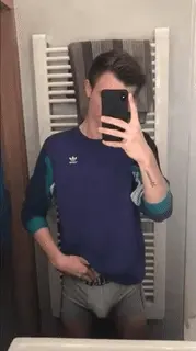 Gay twink in chastity