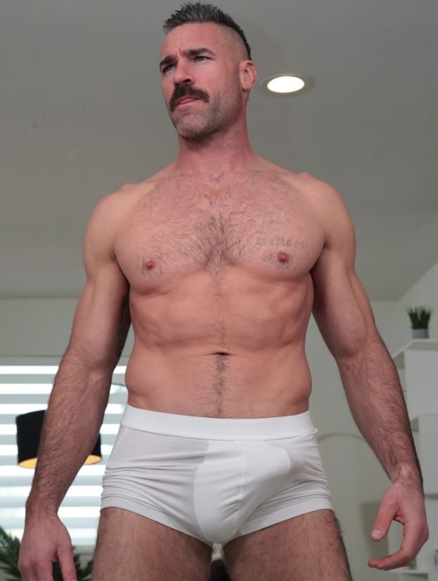 Muscle male pornstar Charles Dera big dick in pants from See him fuck profile