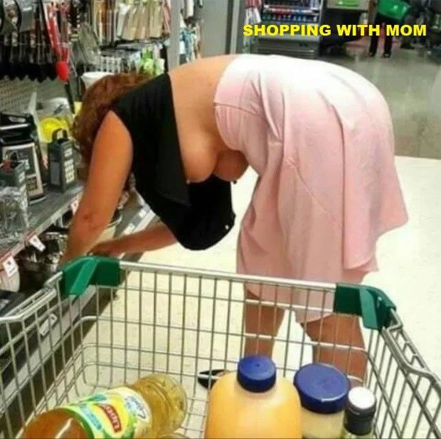 Shopping with mom