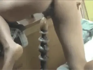 Fucking her bed post again