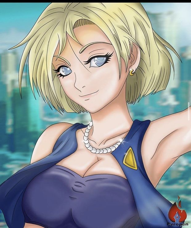 Android 18 art