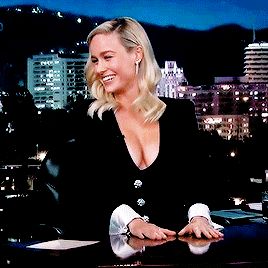 Brie Larson Amazing Cleveage