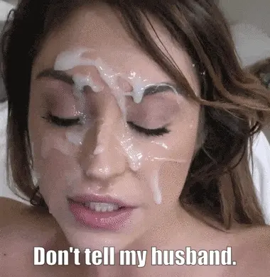 Wife facialized