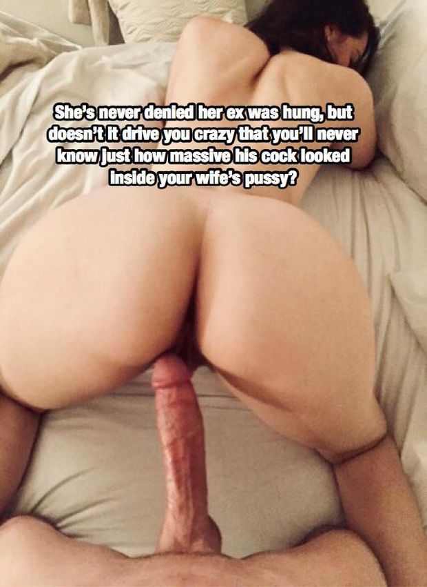 He is twice as big in length and girth. He reached deeper fucked her harder. She wishes he didn't treat her like crap